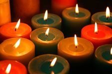 Velas acesas